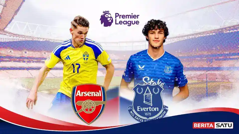 Arsenal–Everton: Ambisi Tiga Kemenangan Beruntun Berhadapan dengan Rekor Tandang The Toffees