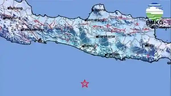 Gempa M 5,4 Berpusat di Barat Daya Gunungkidul, BMKG Sebut Tak Berpotensi Tsunami