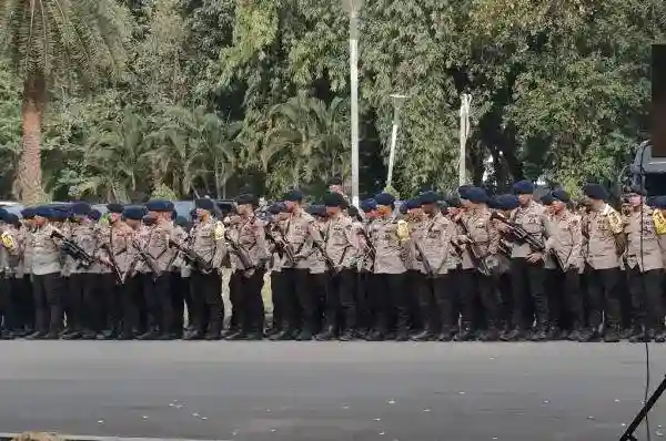 14.324 Personel Disiagakan untuk Mengamankan Aksi di Jakarta Pusat