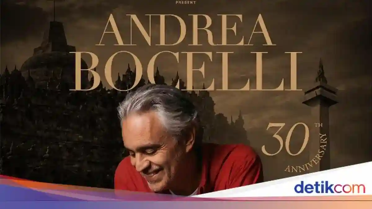 Andrea Bocelli Bawa Seruan Perdamaian ke Panggung Indonesia
