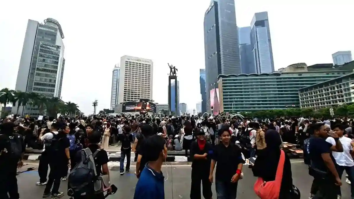 Aksi di Bundaran HI Soroti Karhutla dan Tuntutan kepada Pemerintah