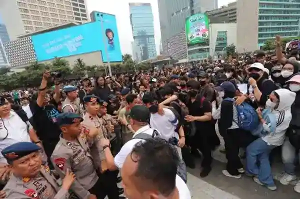 Polda Metro Jaya Minta Maaf atas Penghalangan Jurnalis di Aksi Bundaran HI