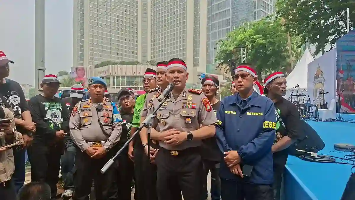 Polda Metro Jaya Evaluasi Pengamanan Usai Jurnalis Terhalang Meliput Demo di Bundaran HI