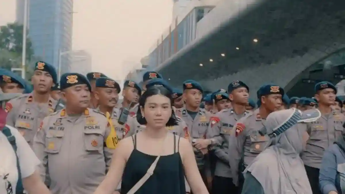 Shalima Hakim Sampaikan Aspirasi soal Karhutla dalam Aksi di Bundaran HI