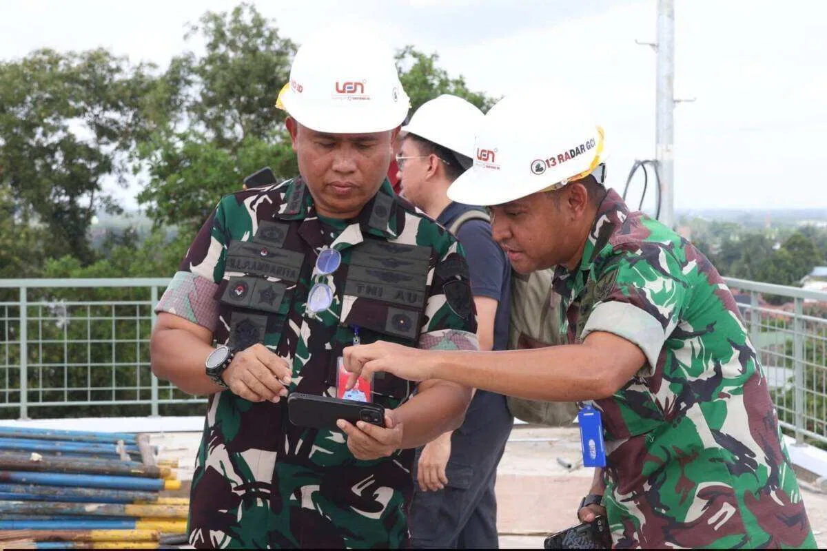 Perkuat Sistem Pertahanan Udara, Askomlek Kasau Tinjau Pembangunan Satuan Radar Banjarbaru